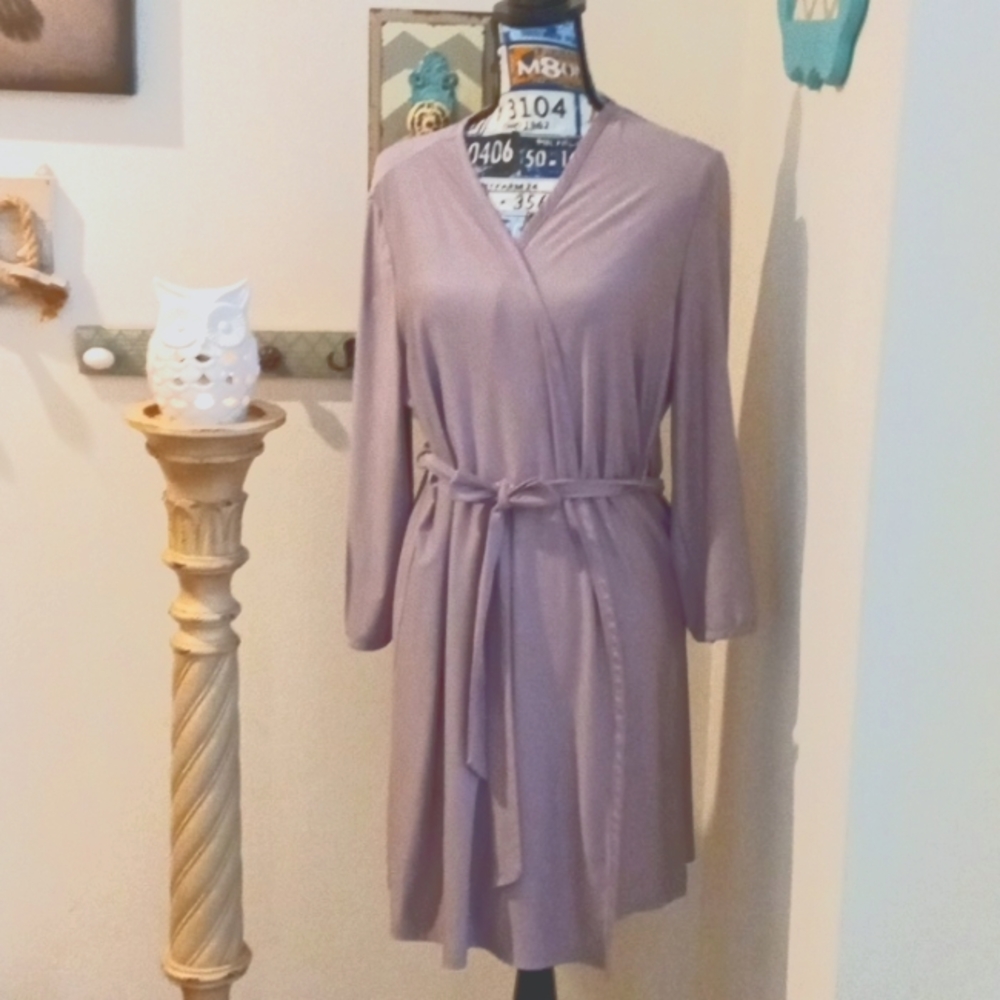 GILLIGAN & O'MALLEY Light Purple 💜 Soft Luxurious Night Gown Robe SZ  L/XL